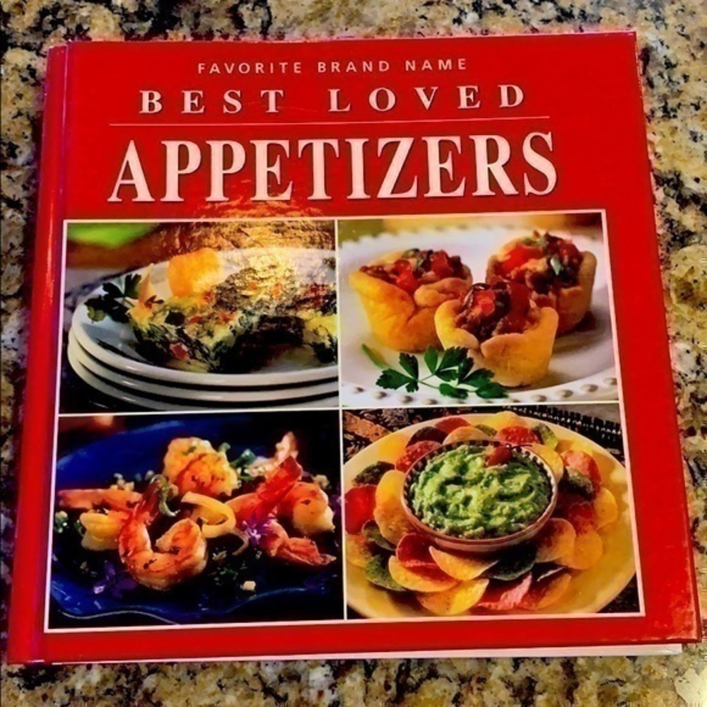 Cookbook Appetizer Hardcover Collection Cookbook